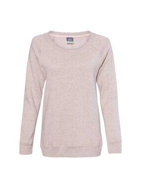 MV Sport Women's Cameo Pink Sweatshirt Size Large Round Neck Long Sleeve